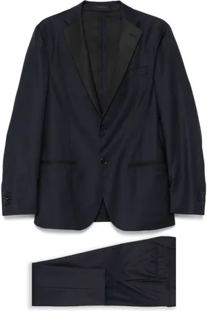 corneliani Heren, Pakken, Blauw, Maat: M Wol