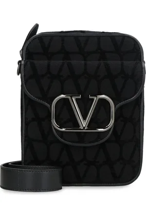 VALENTINO GARAVANI Heren, Tassen, Zwart, Maat: ONE Size Katoen