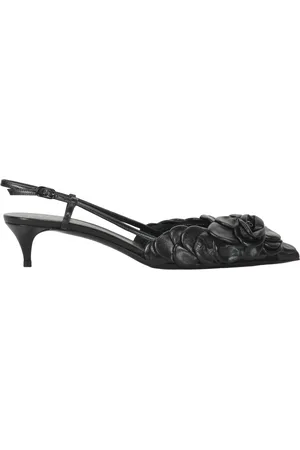 VALENTINO Dames, Schoenen, Zwart, Maat: 35 1/2 EU Leer
