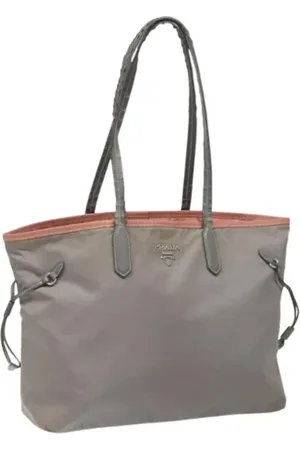 Prada Dames, Pre-owned, Grijs, Maat: ONE Size Nylon