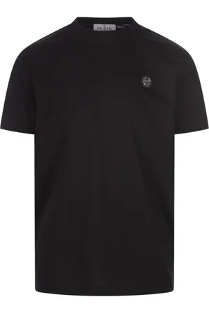 Philipp Plein Heren, Tops, Zwart, Maat: XL Katoen