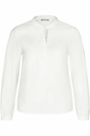 Rabe Dames, Blouses & Shirts, Wit, Maat: M
