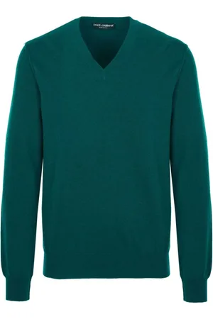 Dolce & Gabbana Heren, Truien, Groen, Maat: 3XL Kasjmier