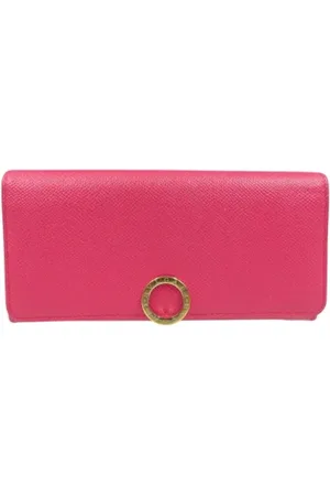 Bvlgari Dames, Pre-owned, Roze, Maat: ONE Size Leer