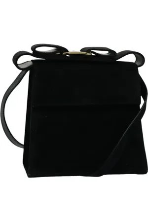 Salvatore Ferragamo Dames, Pre-owned, Blauw, Maat: ONE Size Suède
