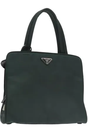 Prada Dames, Pre-owned, Groen, Maat: ONE Size Nylon