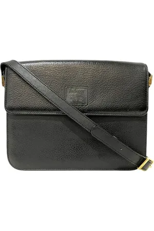 Burberry Dames, Pre-owned, Zwart, Maat: ONE Size Leer
