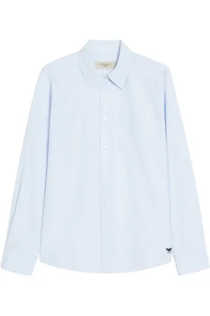 Max Mara Dames, Blouses & Shirts, Blauw, Maat: M Katoen