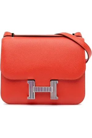Hermès Dames, Pre-owned, Rood, Maat: ONE Size Leer