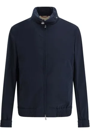 Brunello Cucinelli Heren, Jassen, Blauw, Maat: XL Katoen
