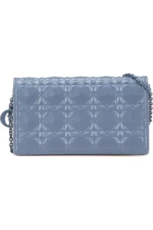 Dior Dames, Pre-owned, Blauw, Maat: ONE Size Leer