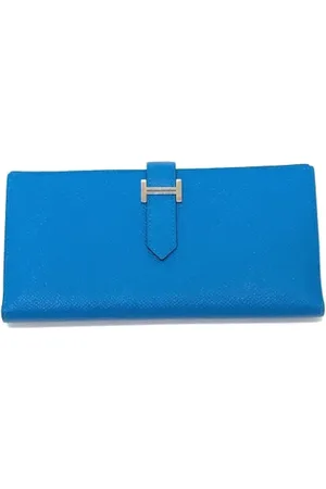 Hermès Dames, Pre-owned, Blauw, Maat: ONE Size Leer