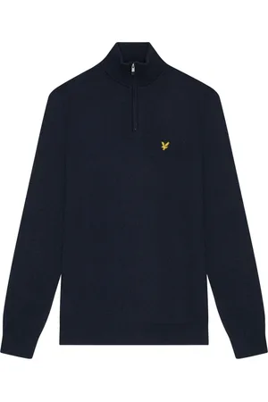 Lyle & Scott Heren, Truien, Blauw, Maat: M Wol