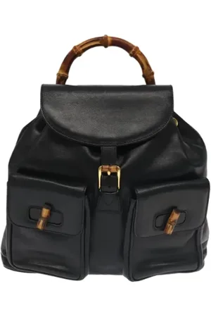 Gucci Dames, Pre-owned, Zwart, Maat: ONE Size Leer