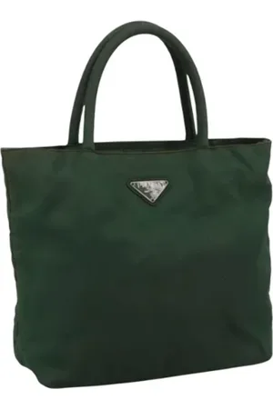 Prada Dames, Pre-owned, Groen, Maat: ONE Size Nylon