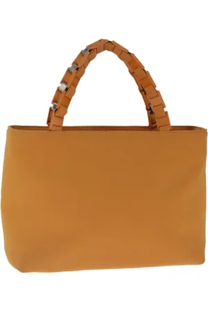 Salvatore Ferragamo Dames, Pre-owned, Oranje, Maat: ONE Size