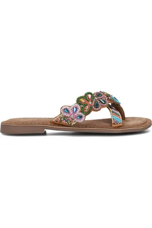 Lazamani Dames, Schoenen, Bruin, Maat: 38 EU Leer