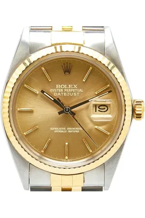 Rolex Heren, Pre-owned, Geel, Maat: ONE Size