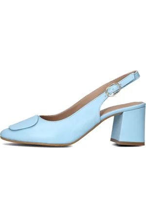 Lina Locchi Dames, Schoenen, Blauw, Maat: 41 EU Linnen