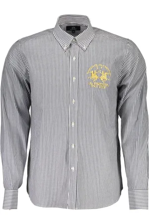 La Martina Heren, Overhemden, Blauw, Maat: XL