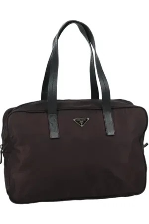 Prada Dames, Pre-owned, Bruin, Maat: ONE Size Nylon