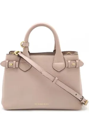 Burberry Dames, Pre-owned, Roze, Maat: ONE Size Leer