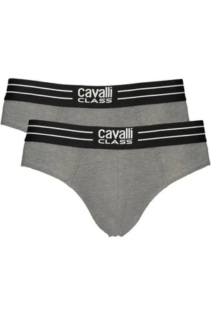 Roberto Cavalli Heren, Ondergoed, Grijs, Maat: 2XL Katoen