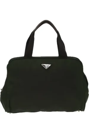 Prada Dames, Pre-owned, Groen, Maat: ONE Size Synthetisch