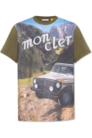 Moncler Heren, Tops, Groen, Maat: S Katoen