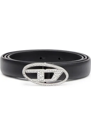 Diesel Dames, Accessoires, Zwart, Maat: 70 CM Leer