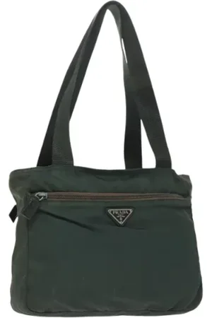Prada Dames, Pre-owned, Bruin, Maat: ONE Size Nylon