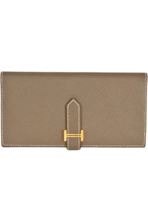 Hermès Dames, Pre-owned, Grijs, Maat: ONE Size Leer