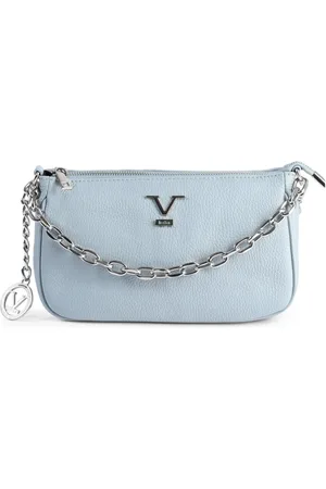 19V69 Italia Dames, Tassen, Blauw, Maat: ONE Size Leer