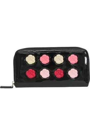 CHANEL Dames, Pre-owned, Zwart, Maat: ONE Size Leer
