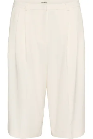 Soaked in Luxury Dames, Korte broeken, Wit, Maat: L Viscose