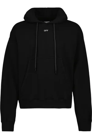 OFF-WHITE Heren, Sweatshirts & Hoodies, Zwart, Maat: S Katoen