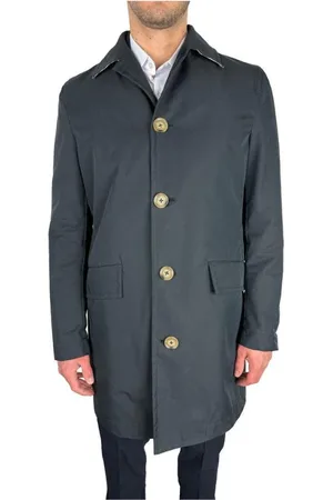 Aquascutum Heren, Mantels, Blauw, Maat: M