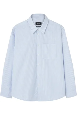A.P.C. Dames, Blouses & Shirts, Blauw, Maat: S
