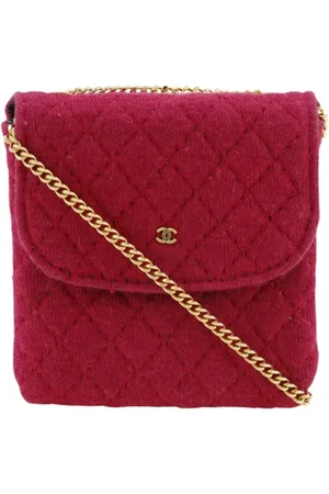 CHANEL Dames, Pre-owned, Roze, Maat: ONE Size Katoen