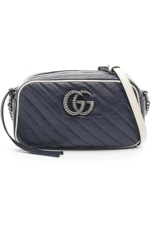 Gucci Dames, Pre-owned, Blauw, Maat: ONE Size Leer