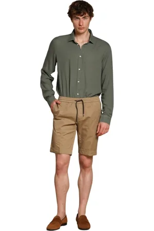 Masons Heren, Overhemden, Groen, Maat: 2XL Linnen