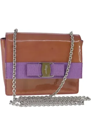 Salvatore Ferragamo Dames, Pre-owned, Paars, Maat: ONE Size