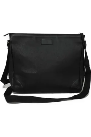 Gucci Heren, Pre-owned, Zwart, Maat: ONE Size Leer