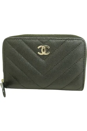 CHANEL Dames, Pre-owned, Zwart, Maat: ONE Size Leer