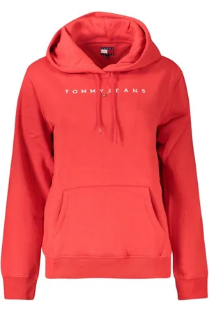 Tommy Hilfiger Dames, Sweatshirts & Hoodies, Rood, Maat: M Katoen
