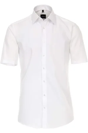 Casa Moda Heren, Overhemden, Wit, Maat: 6XL