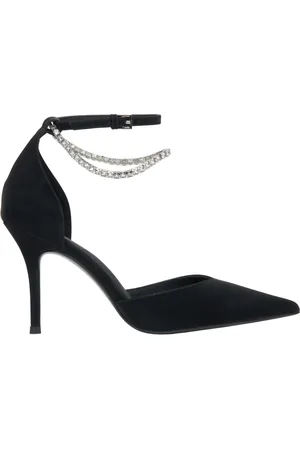 Estro Dames, Schoenen, Zwart, Maat: 38 EU Leer