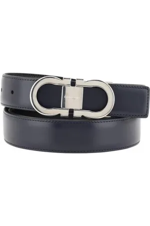 Salvatore Ferragamo Heren, Accessoires, Zwart, Maat: 100 CM Leer