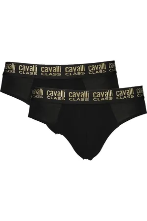 Roberto Cavalli Heren, Ondergoed, Zwart, Maat: M Katoen