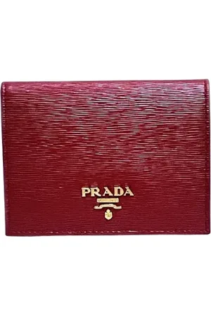 Prada Dames, Pre-owned, Rood, Maat: ONE Size Leer
